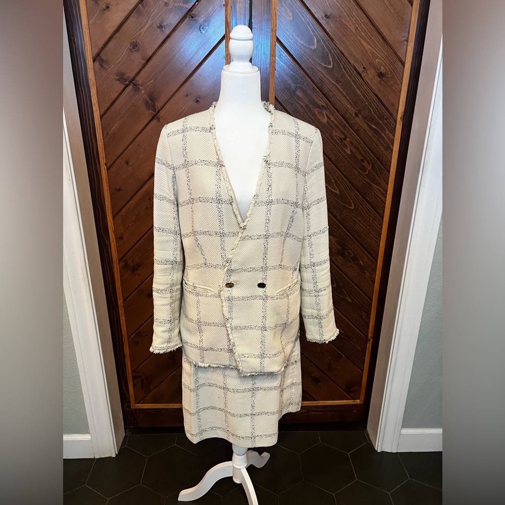 Ann Taylor Tweed Skirt Suit